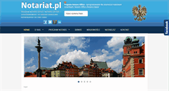 Desktop Screenshot of notariat.pl